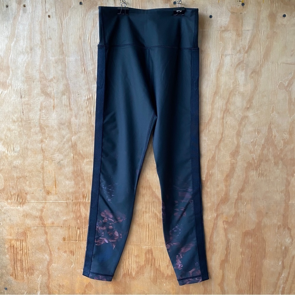 Thrive Societe black floral High waist full length Leggings